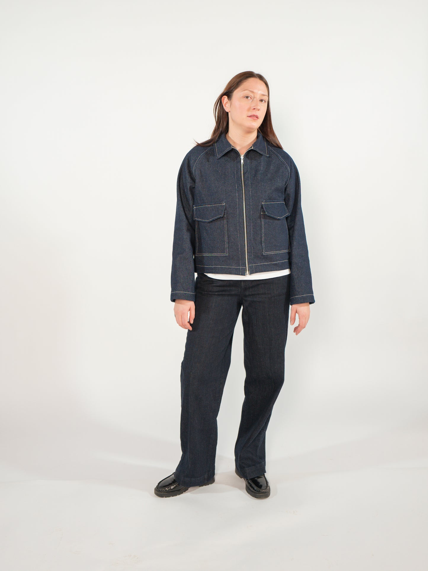 MANTEAU JEANS INDIGO