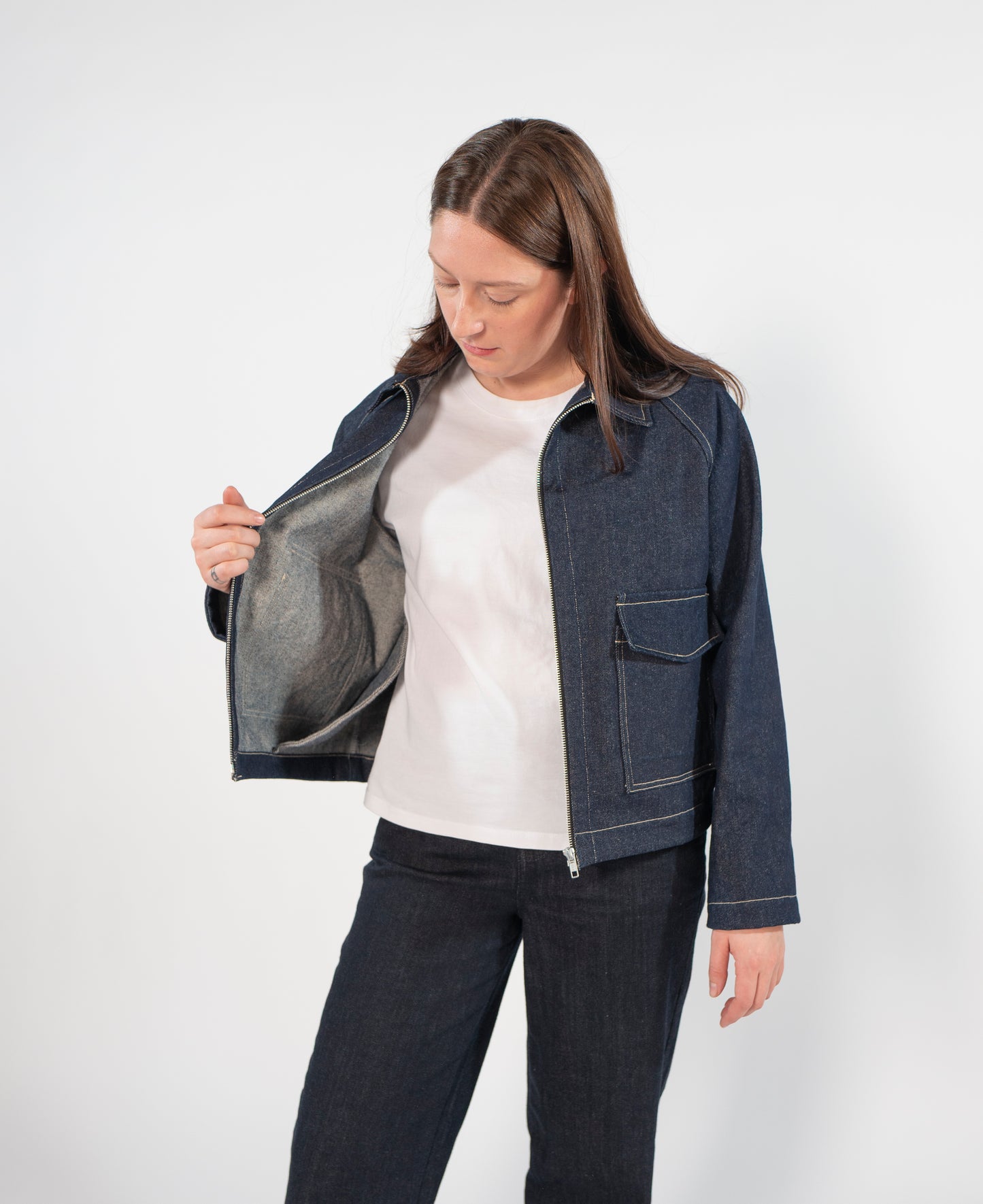 MANTEAU JEANS INDIGO